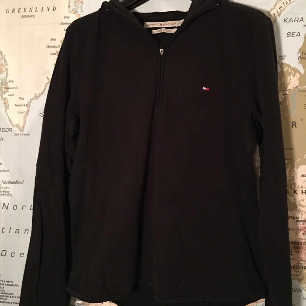 Tommy Hilfiger Black Hooded Sweatshirt